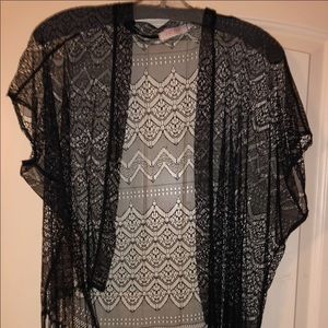 Lace kimono